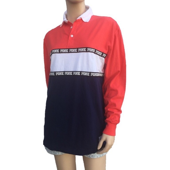 PINK Victoria's Secret Tops - New Victoria’s Secret PINK polo shirt small NWT